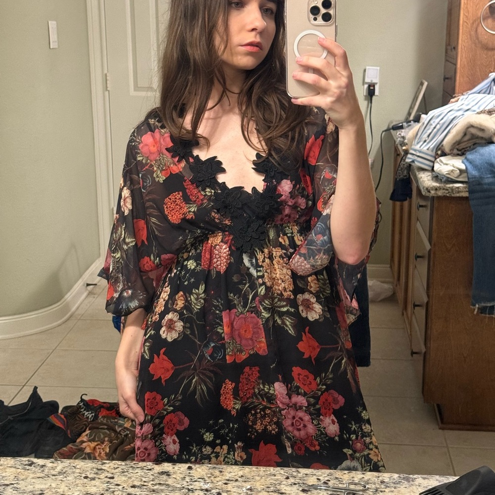 Farm Rio Flower dress - Picture 4 of 8